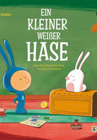 Ein kleiner weißer Hase