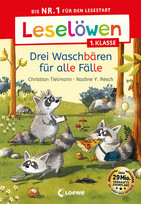 Leselöwen 1. Klasse - Drei Waschbären für alle Fälle