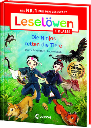 Leselöwen 1. Klasse - Die Ninjas retten die Tiere