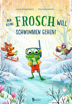 Der kleine Frosch will schwimmen gehen!