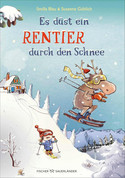 Es düst ein Rentier durch den Schnee