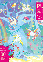 Puzzle & Buch: Einhörner