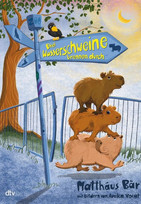 Drei Wasserschweine brennen durch