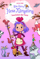 Die kleine Hexe Klingeling beschützt die Tiere